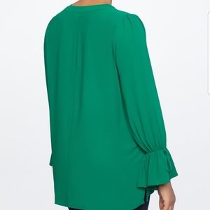 Eloquii Tops - Brand new with tags eloquii tunic with tie cuffs Eloquii Tops - Brand new with tags eloquii tunic with tie cuffs
